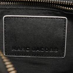Pre Owned Marc Jacobs Black/White Leather The Mini Box Bag