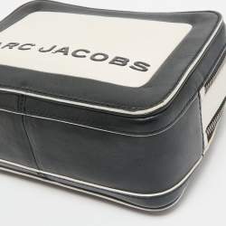 Pre Owned Marc Jacobs Black/White Leather The Mini Box Bag