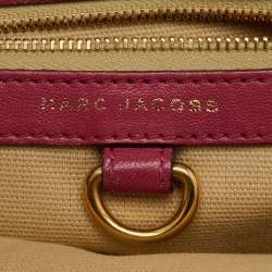 Marc Jacobs Pink Quilted Leather Stam Satchel