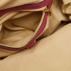Marc Jacobs Pink Quilted Leather Stam Satchel