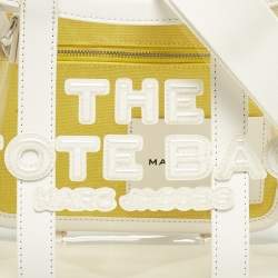 Marc Jacobs White/Clear PVC and Leather Small The Tote Bag