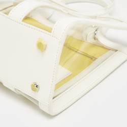 Marc Jacobs White/Clear PVC and Leather Small The Tote Bag