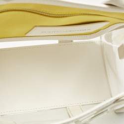Marc Jacobs White/Clear PVC and Leather Small The Tote Bag