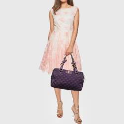 Marc Jacobs Purple Quilted Leather Westside Boston Bag