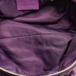 Marc Jacobs Purple Quilted Leather Westside Boston Bag
