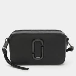 Marc Jacobs Black Patent Leather Snapshot Camera Crossbody Bag