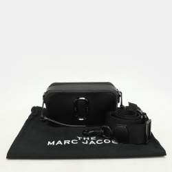 Marc Jacobs Black Patent Leather Snapshot Camera Crossbody Bag