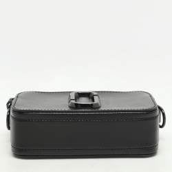 Marc Jacobs Black Patent Leather Snapshot Camera Crossbody Bag