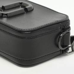 Marc Jacobs Black Patent Leather Snapshot Camera Crossbody Bag