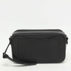 Marc Jacobs Black Patent Leather Snapshot Camera Crossbody Bag