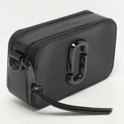Marc Jacobs Black Patent Leather Snapshot Camera Crossbody Bag