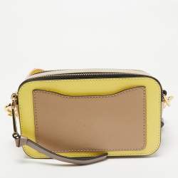 Marc Jacobs Tricolor Patent Leather Snapshot Camera Crossbody Bag