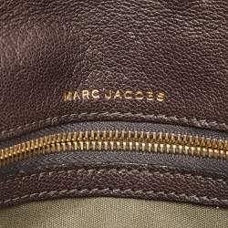 Marc Jacobs Choco Brown Quilted Leather Eugenie Clutch