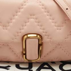 Pre Owned Marc Jacobs Pink Quilted Leather The J Marc Shoulder Bag