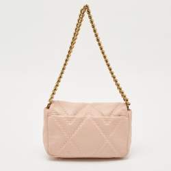 Pre Owned Marc Jacobs Pink Quilted Leather The J Marc Shoulder Bag