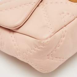 Pre Owned Marc Jacobs Pink Quilted Leather The J Marc Shoulder Bag