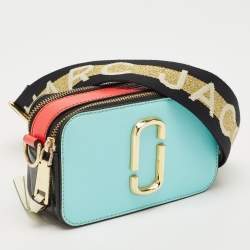 Marc Jacobs Tricolor Patent Leather Snapshot Camera Crossbody Bag
