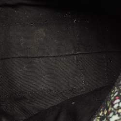 Marc Jacobs Black Canvas Small Ditsy Floral The Tote Bag