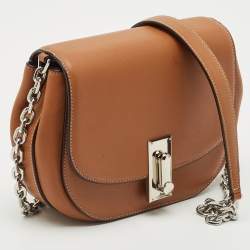 Pre Owned Marc Jacobs Brown Leather West End The Jane Saddle Shoulder Bag