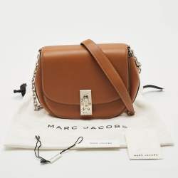 Pre Owned Marc Jacobs Brown Leather West End The Jane Saddle Shoulder Bag