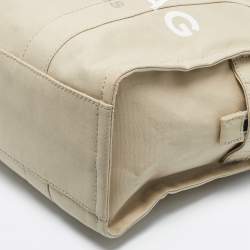 Pre Owned Marc Jacobs Beige Canvas Large The Tote Bag