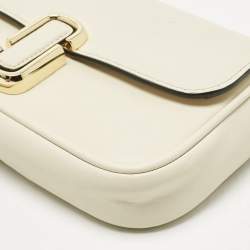 Pre Owned Marc Jacobs White Leather Mini The J Marc Shoulder Bag