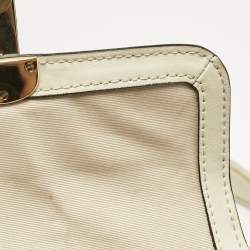 Pre Owned Marc Jacobs White Leather Mini The J Marc Shoulder Bag