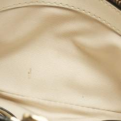 Pre Owned Marc Jacobs White Leather Mini The J Marc Shoulder Bag