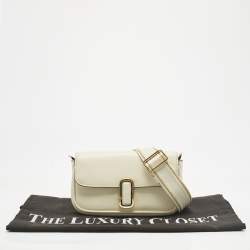 Pre Owned Marc Jacobs White Leather Mini The J Marc Shoulder Bag