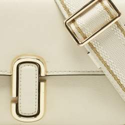 Pre Owned Marc Jacobs White Leather Mini The J Marc Shoulder Bag