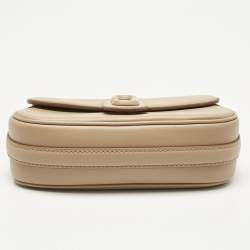 Pre Owned Marc Jacobs Beige Leather The Clover Shoulder Bag