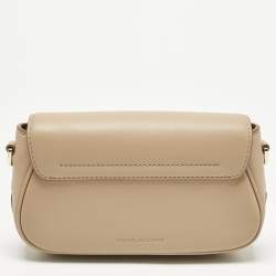 Pre Owned Marc Jacobs Beige Leather The Clover Shoulder Bag