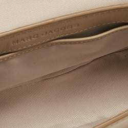 Pre Owned Marc Jacobs Beige Leather The Clover Shoulder Bag