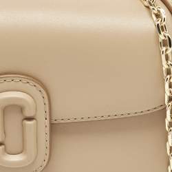 Pre Owned Marc Jacobs Beige Leather The Clover Shoulder Bag