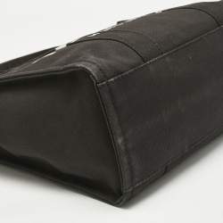 Pre Owned Marc Jacobs Black Canvas Medium The Tote Bag
