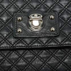 Pre Owned Marc Jacobs Black Quilted Leather The XL Shoulder Bag