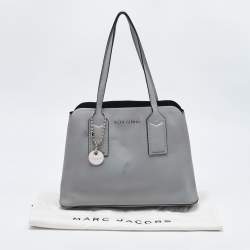 Pre Owned Marc Jacobs Grey Leather The Editor Tote