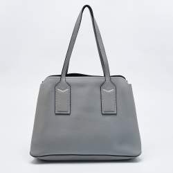 Pre Owned Marc Jacobs Grey Leather The Editor Tote