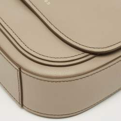 Pre Owned Marc Jacobs Grey Leather Mini Rider Crossbody Bag