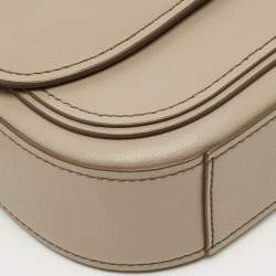 Pre Owned Marc Jacobs Grey Leather Mini Rider Crossbody Bag