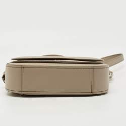 Pre Owned Marc Jacobs Grey Leather Mini Rider Crossbody Bag