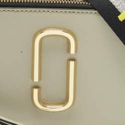 Pre Owned Marc Jacobs Tricolor Patent Leather Snapshot Camera Crossbody Bag