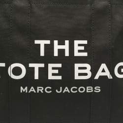 Pre Owned Marc Jacobs Black Canvas Large The Tote Bag