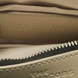 Pre Owned Marc Jacobs Beige Patent Leather Snapshot Camera Crossbody Bag