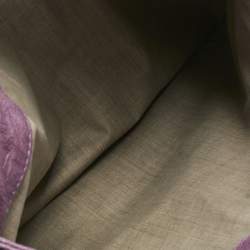 Pre Owned Marc Jacobs Purple/Orange Quilted Leather Oversized Clutch