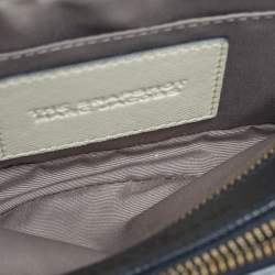 Pre Owned Marc Jacobs Cream/Black Patent Leather Snapshot Camera Crossbody Bag