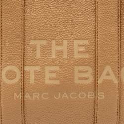 Pre Owned Marc Jacobs Beige Leather Small The Tote