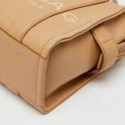 Pre Owned Marc Jacobs Beige Leather Small The Tote