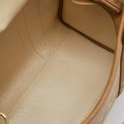 Pre Owned Marc Jacobs Beige Leather Small The Tote