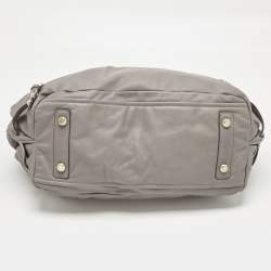 Pre Owned Marc Jacobs Grey Leather Mercer Parker Satchel